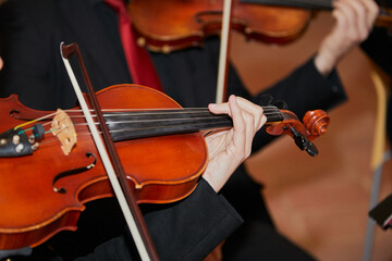 violín, instrumento, orquesta