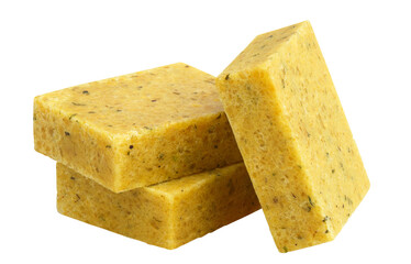Delicious bouillon cubes cut out