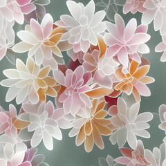 Wallpaper flowers texture tile 