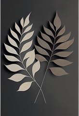 Leaves Eucalyptus Abstract Wall Art, Contemporary, high quality, posters, Printable decor, living room, minimalist, painting prints, office gift, modern, Generative AI	