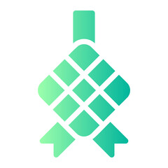 ketupat gradient icon