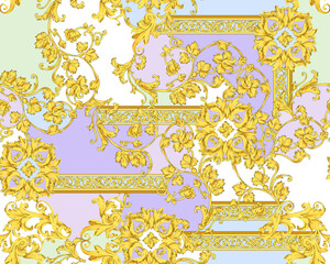 Textile and digital seamless pattern design 