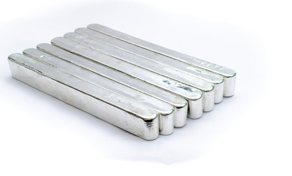 stacked silver bars metal, silver reserves, stocks