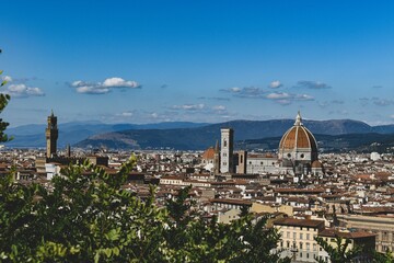 Fototapeta na wymiar A gaze upon Florence