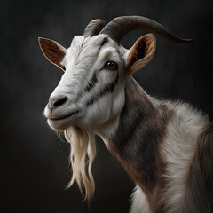 Fototapeta premium portrait of a goat