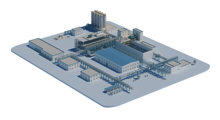 3D plant building model