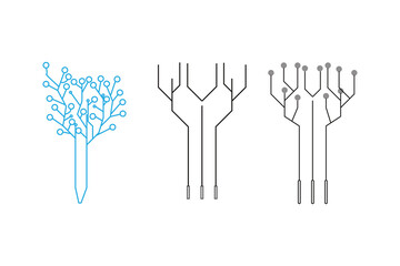 Creative circuit tree set design