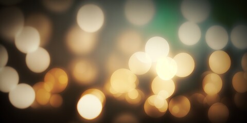 Obraz premium a blurry image of a dark background with lights and boke of lights on the ground and a blurry background of the floor. generative ai