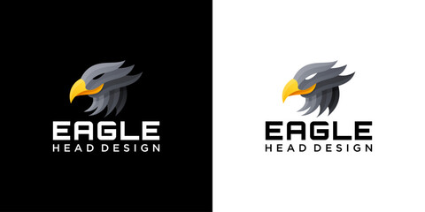 Eagle head great logo tech company, security, trading, consulting, bio tech, optics store.