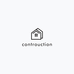 logo design vector for contruction service and architecture