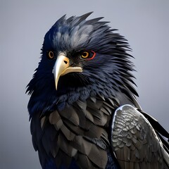 Fototapeta premium portrait of a raven