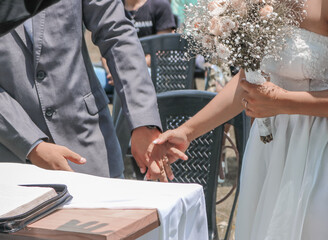 Obraz premium NOVIOS BODA ANILLOS