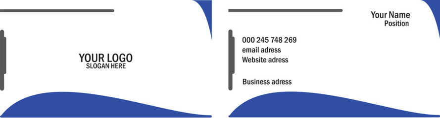 professional business card