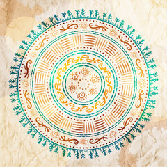 Colourful ethnic style vector background