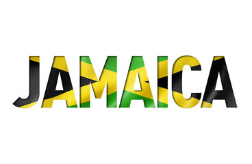 jamaican flag text font - obrazy, fototapety, plakaty