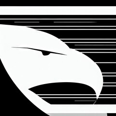 Logotype head of a eagle
