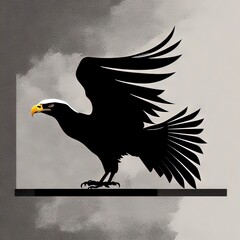 Logotype head of a eagle
