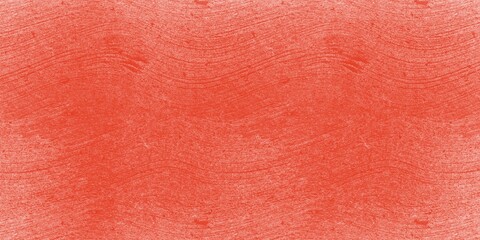 Textured background of old raw cement or red plaster wall with stains and cracks