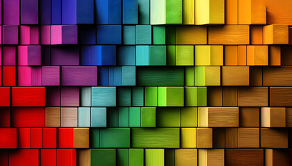 Fototapeta premium abstract background with squares