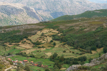 Fototapeta premium Serra do Soajo, Brandas de Gorbela, Rouças, Arcos de Valdevez, Viana do Castelo district, Portugal
