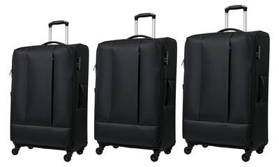 Image of luggage on a white background