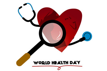 World Health Day is a global health awareness day which is observed every year on 7 April. Banners, Posters, Banners for World Health Day Vector illustration