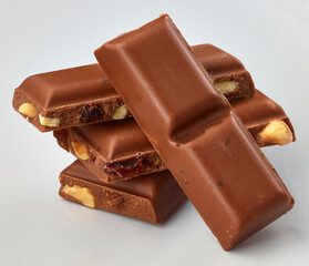 Schokostapel 4 stück Trauben Nuss