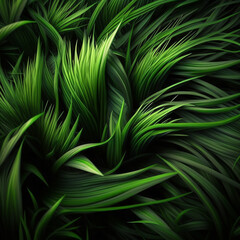 Grass Background. Ai Generated