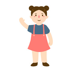 happy world children's day illustration