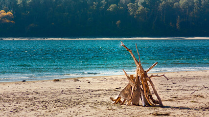 Bonfire on the beach