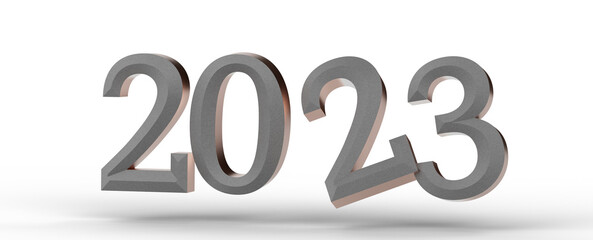 Year as Number - 2023 ,future, business, template layout design, cover book