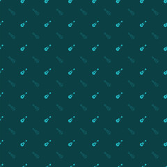 Guitar Seamless Pattern Background. Vector texture illustration.