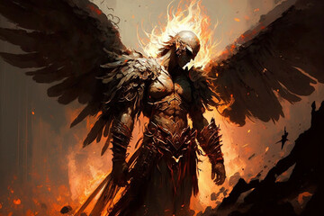 Dark Angel of Fire and Brimstone