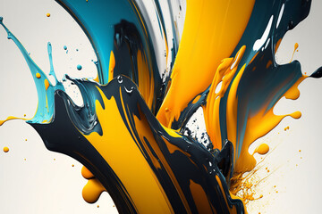 paint color illustration splash