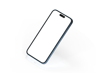 realistic smartphone template mockup for user experience presentation. Stylish concept design for websites, applications and landing pages.