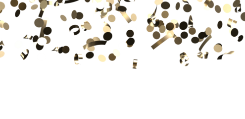 Gold Confetti Glitter Overlay