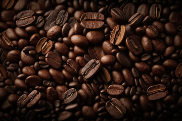 Coffee Bean for background.Generative AI