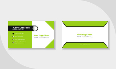 Professional Abstract Business Card Design Template