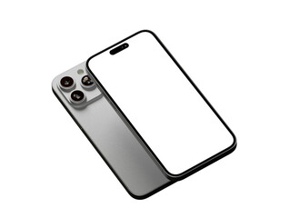 smartphone  With Blank Screen in 3d - mockup