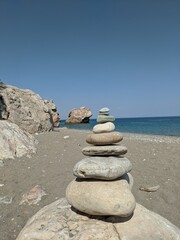 stones on the beach