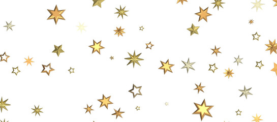 Obraz na płótnie Canvas stars background, sparkle lights confetti falling. magic shining Flying christmas stars on night