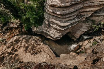 Rosomaca Pots River Canyon with Waterfalls