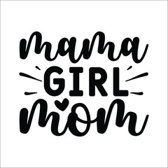 Mama girl mom vector arts