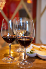 Tasting of different rioja wines, visit of winery cellars, Rioja wine making region, Spain