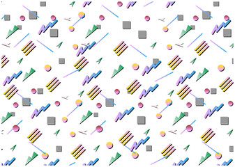 retro pattern 80s-90s
