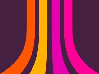 vintage stripe abstract background. perspective lines retro style wallpaper  © Anastasiia