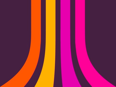 vintage stripe abstract background. perspective lines retro style wallpaper 