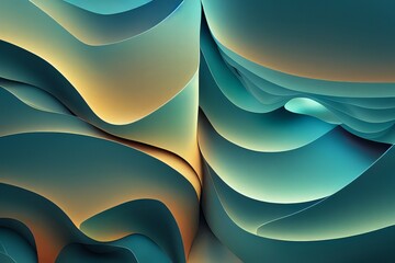 Gorgeous Abstract background with bright colors. AI generation.