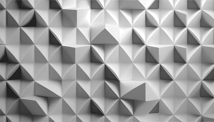 Obraz premium White and grey abstract geometric background with triangle mosaic for website landing page header