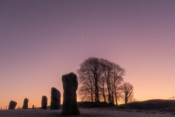 Avebury Stone Circle Neolithic and Bronze Age ceremonial site at dawn